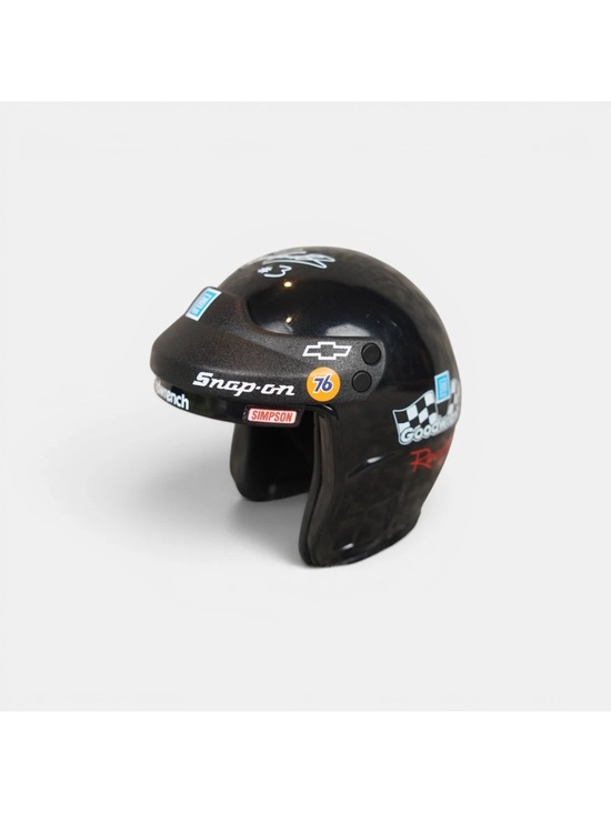 Dale Earnhardt Other - Dale Earnhardt Sr #3 GM Goodwrench Replica Mini Helmet Black Snap-on Simpson